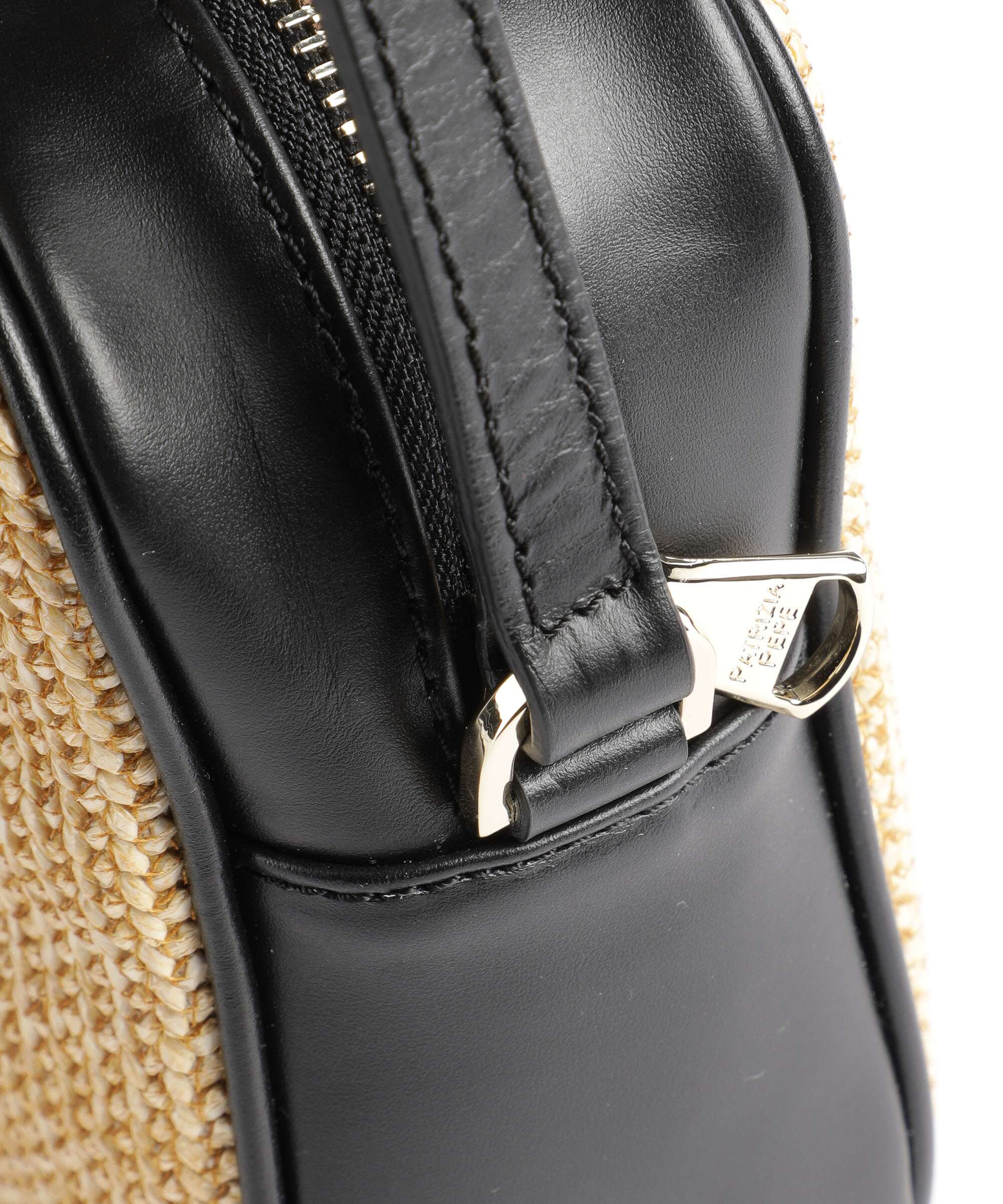 Patrizia Pepe Straw Crossbody bag black/natural