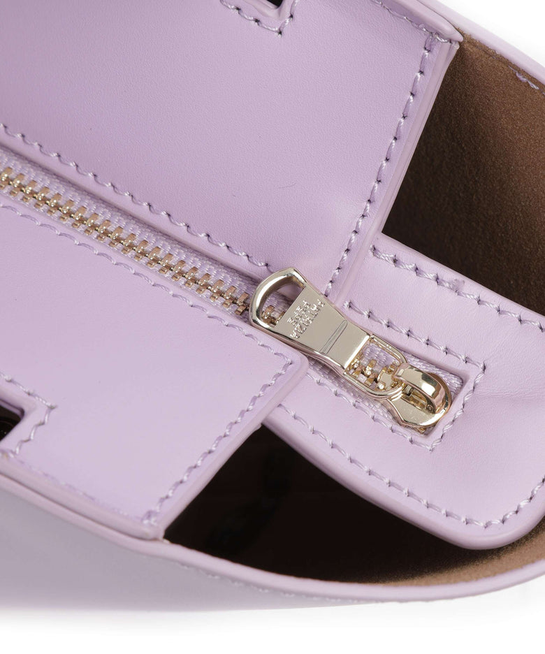 Patrizia Pepe Minimal City Handbag lilac bloom