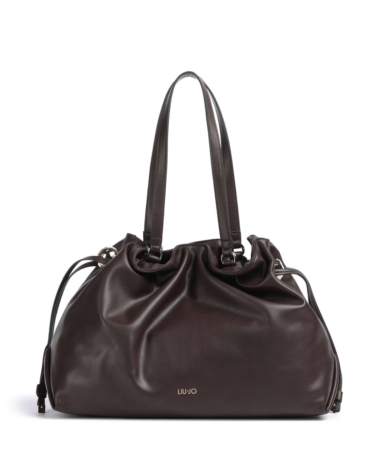 Liu Jo Riccy L Bucket bag red aubergine