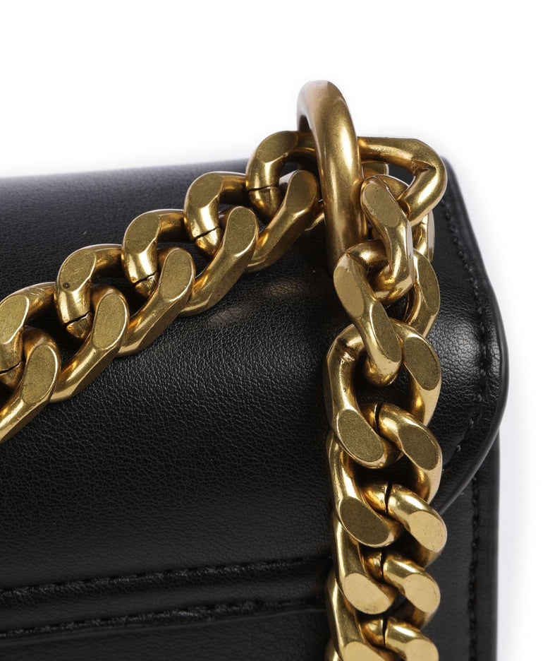 Just Cavalli Iconic Snakes Shoulder bag black
