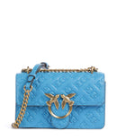 Pinko Love One Mini Shoulder bag azzurro dresda/antique gold