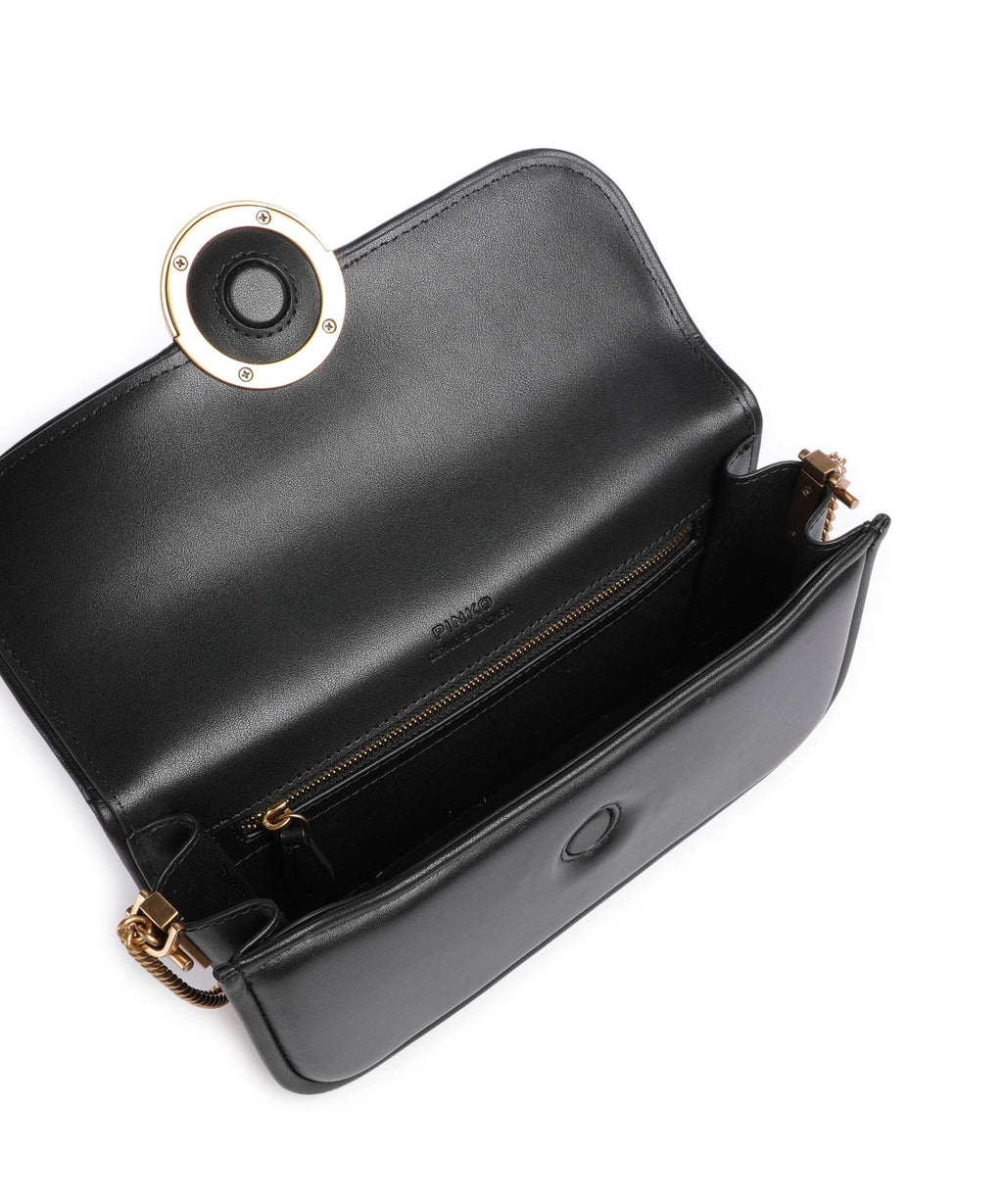 Pinko Love Box Horizontal Shoulder bag nero/antique gold