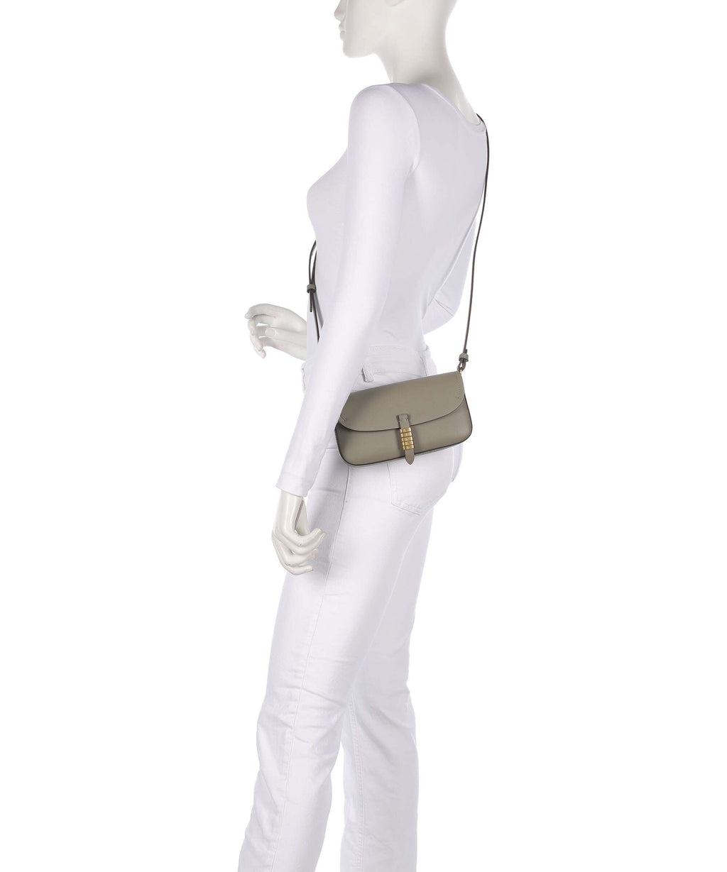 Pinko Saddle Flat Crossbody bag noce/antique gold