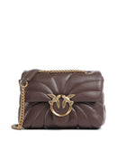 Pinko Love Puff Mini Shoulder bag marrone castano/antique gold
