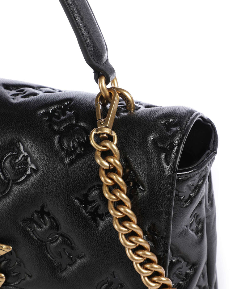 Pinko Love Lady Puff Classic Handbag nero/antique gold