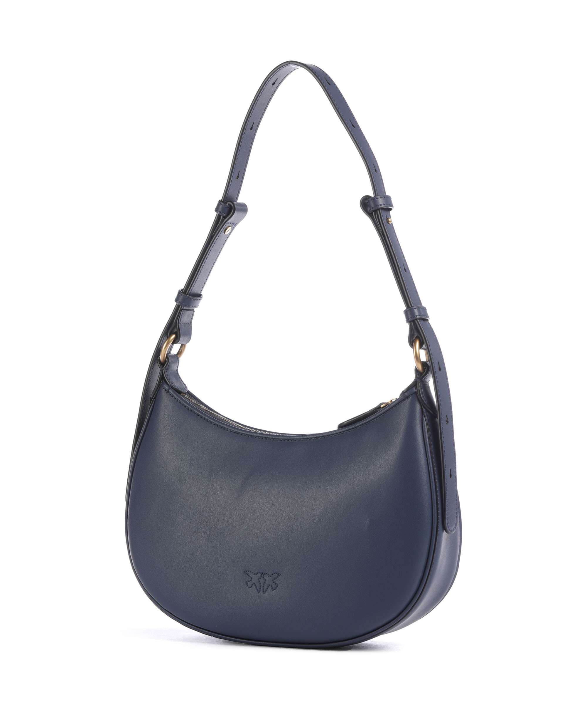 Pinko Half Moon Mini Shoulder bag blu indaco ombroso/antique gold