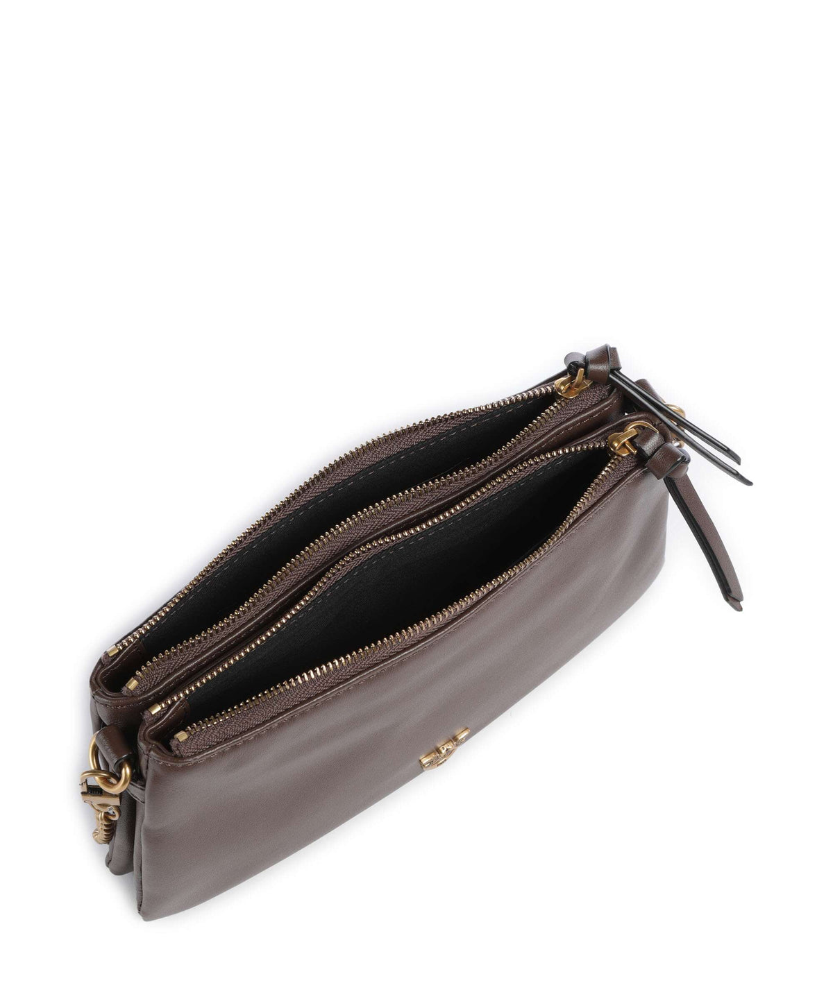 Pinko Double Mini Shoulder bag marrone castano/antique gold