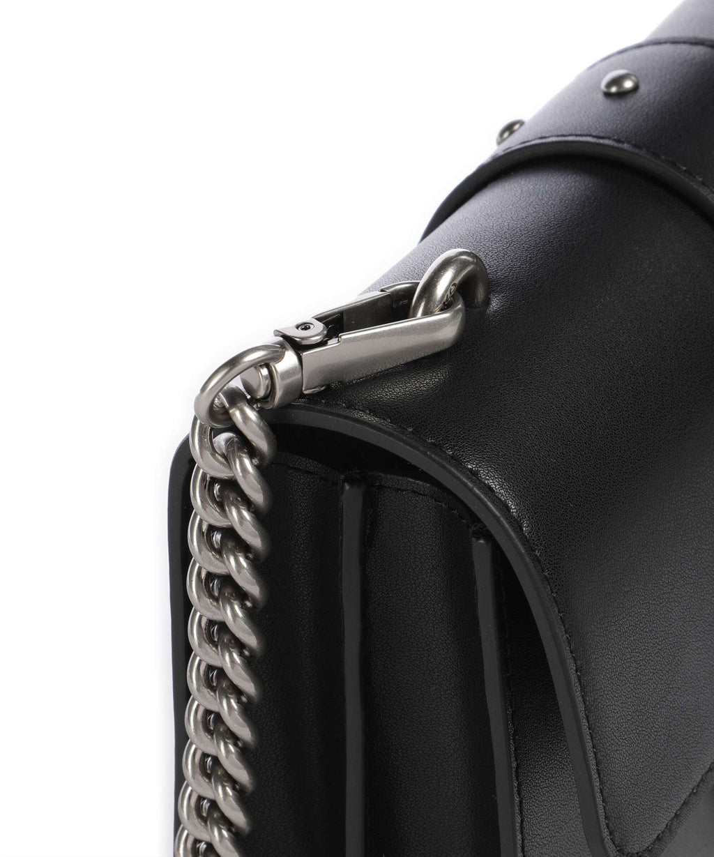 Pinko Love One Mini Crossbody bag nero/old silver