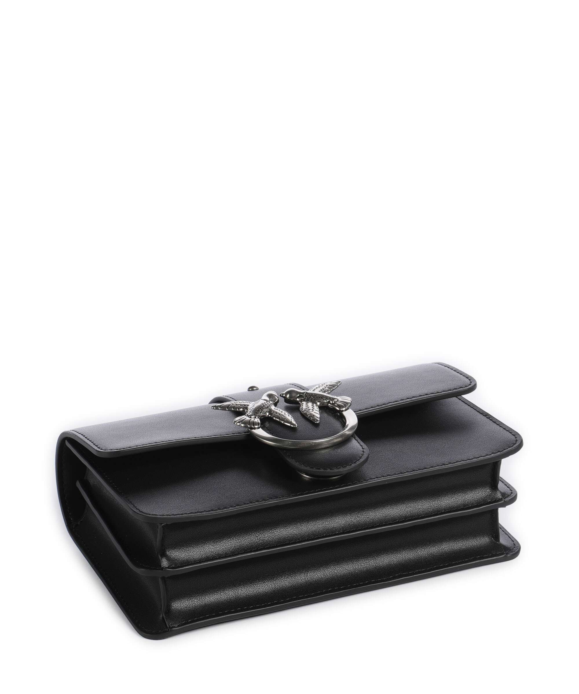 Pinko Love One Mini Crossbody bag nero/old silver