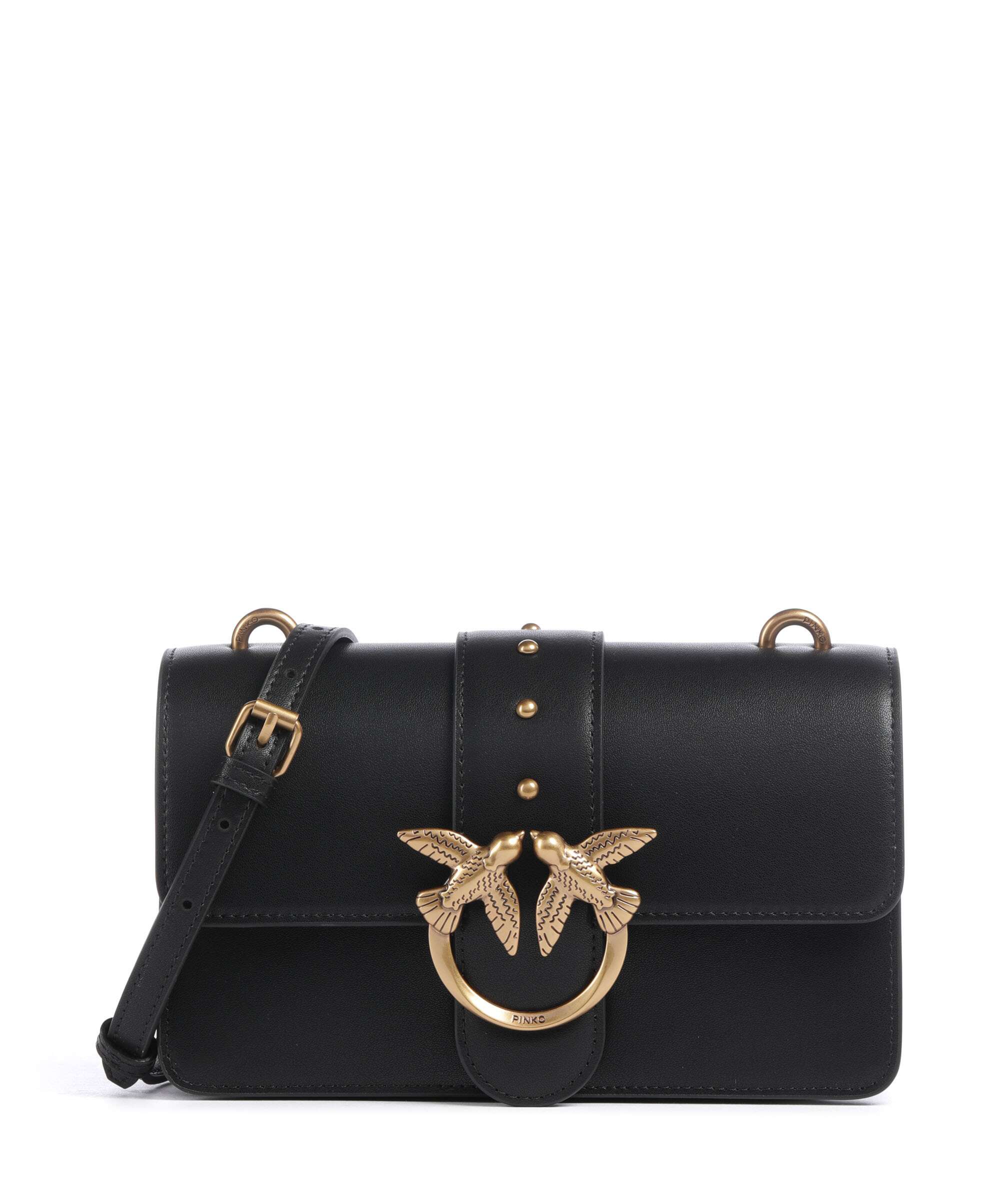 Pinko Love One Mini Crossbody bag nero/antique gold