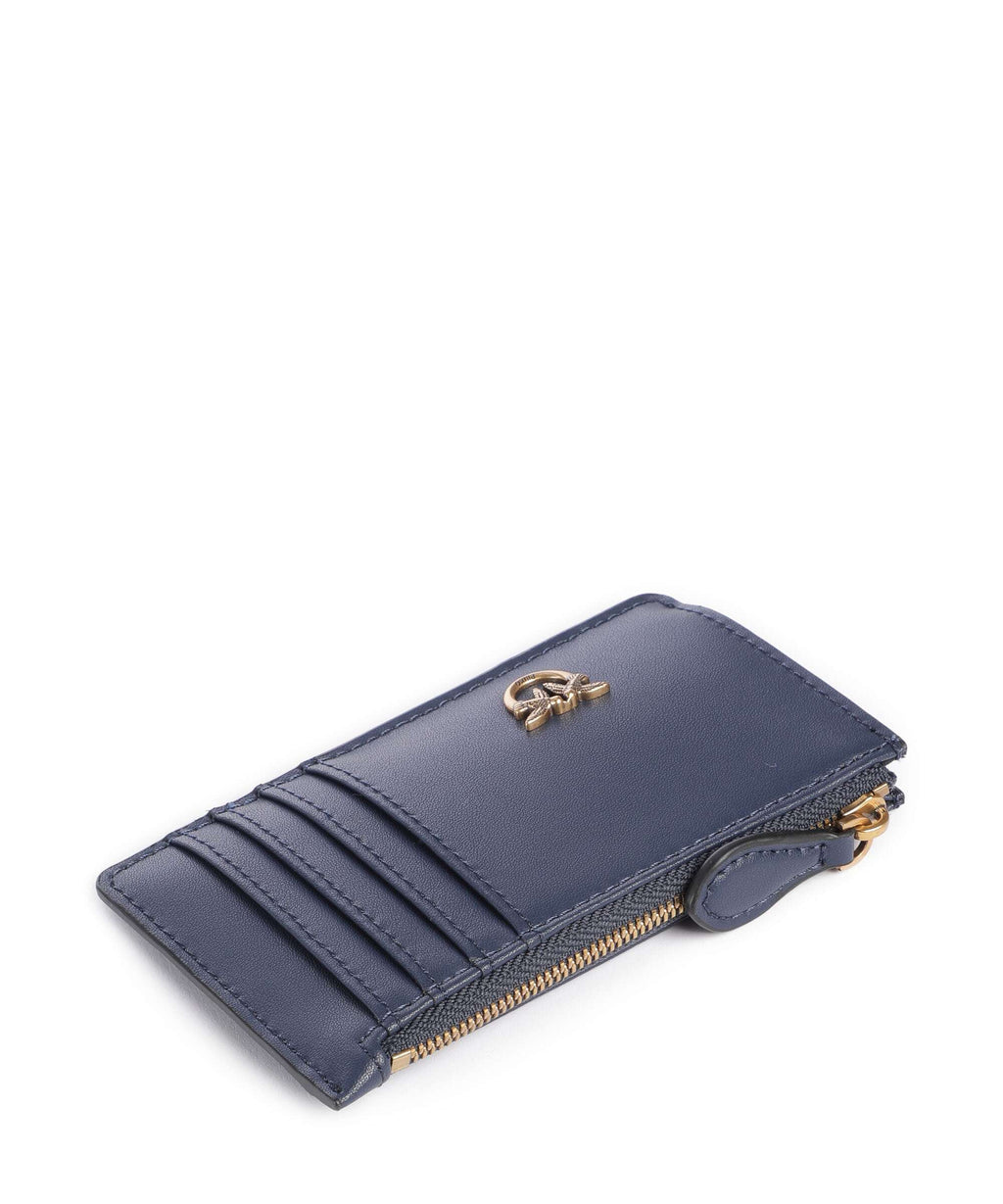 Pinko Airone Credit card holder blu indaco ombroso/antique gold
