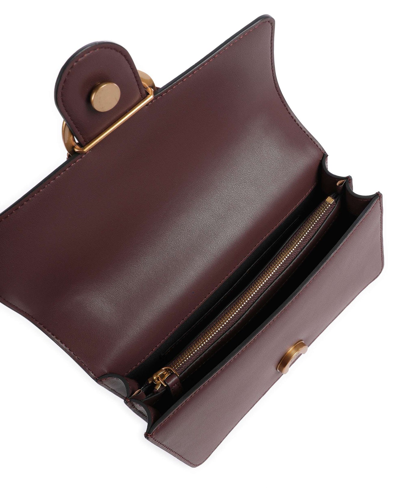 Pinko Love One Mini Shoulder bag cioccolato amaro/antique gold