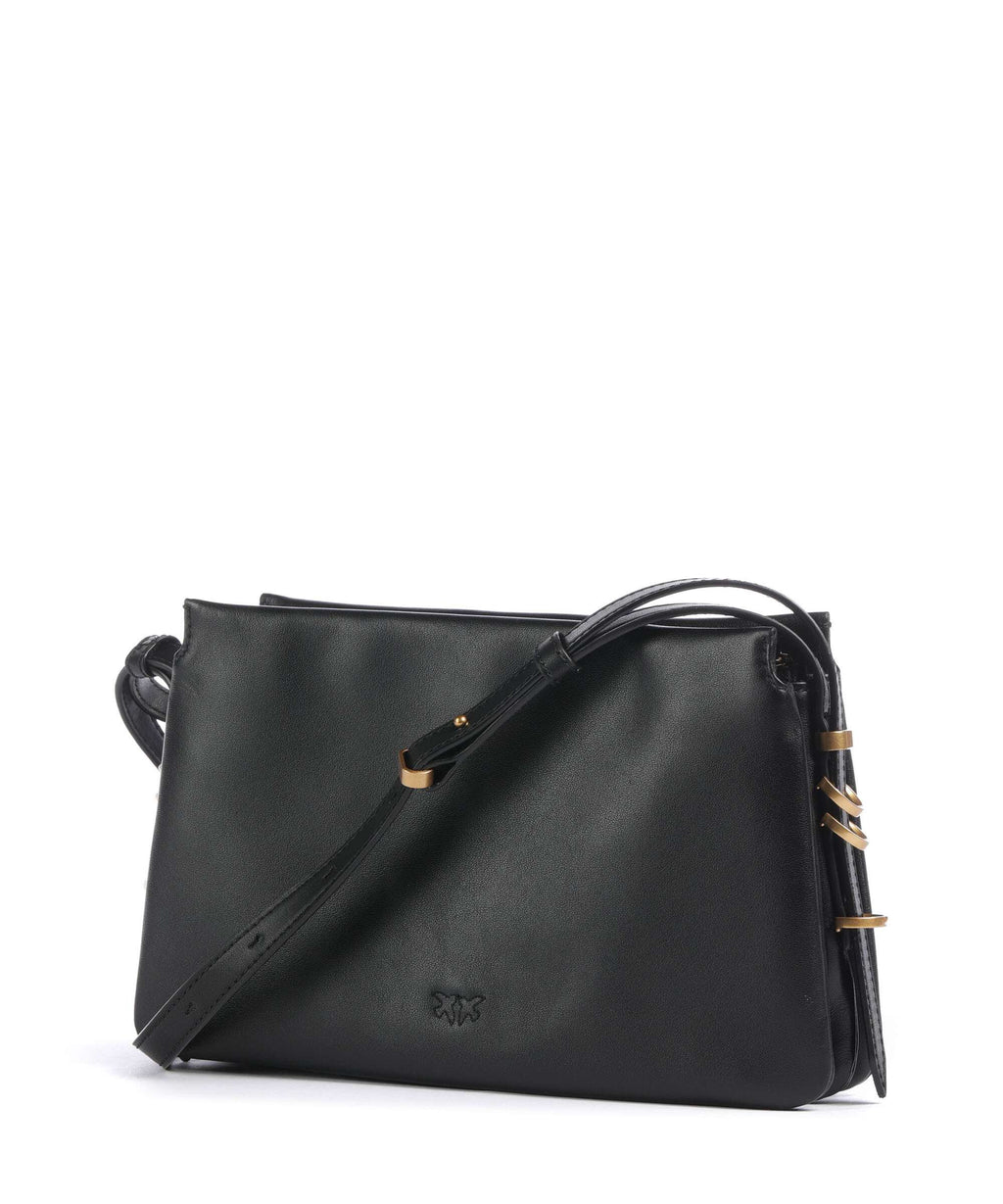 Pinko Triplet Mini Crossbody bag nero/antique gold