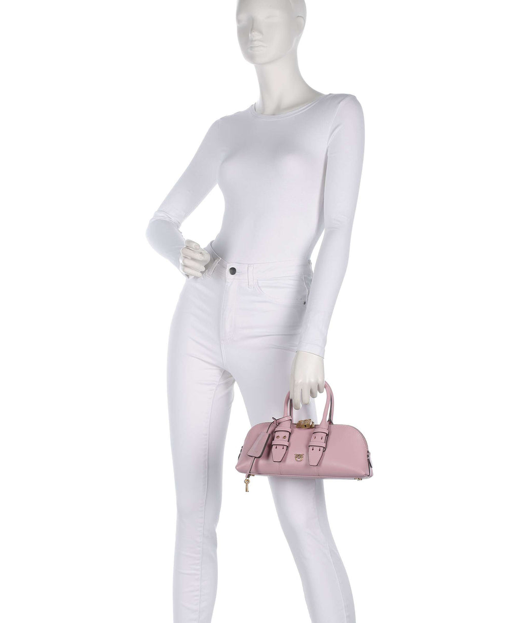 Pinko Bowling Horizontal Handbag rosa chiaro/antique gold