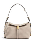Pinko Saddle Horizontal Mini Shoulder bag beige/grigio fumo/antique gold