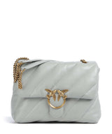 Pinko Love Puff Big Shoulder bag grigio perla/antique gold
