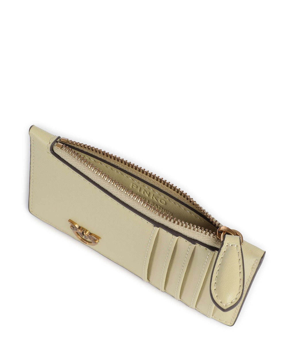 Pinko Airone Credit card holder giallo vaniglia/antique gold