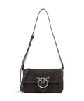 Pinko Love One Mini Slouchy Crossbody bag marrone/chicco di caffe/old silver