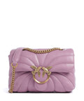 Pinko Love Puff Mini Shoulder bag lilla/antique gold
