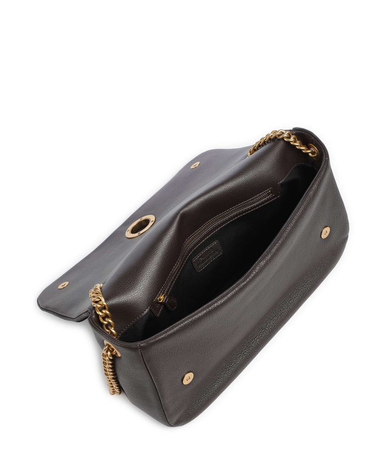 Pinko Click Soft Horizontal Chain Shoulder bag marrone marasca/antique gold