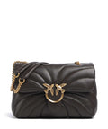 Pinko Love Puff Classic Shoulder bag marrone marasca/antique gold