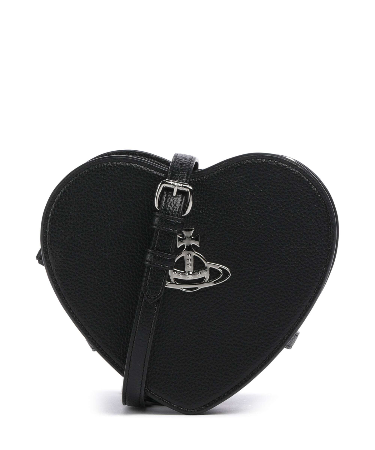 Vivienne Westwood Louise Heart Grain Crossbody bag black