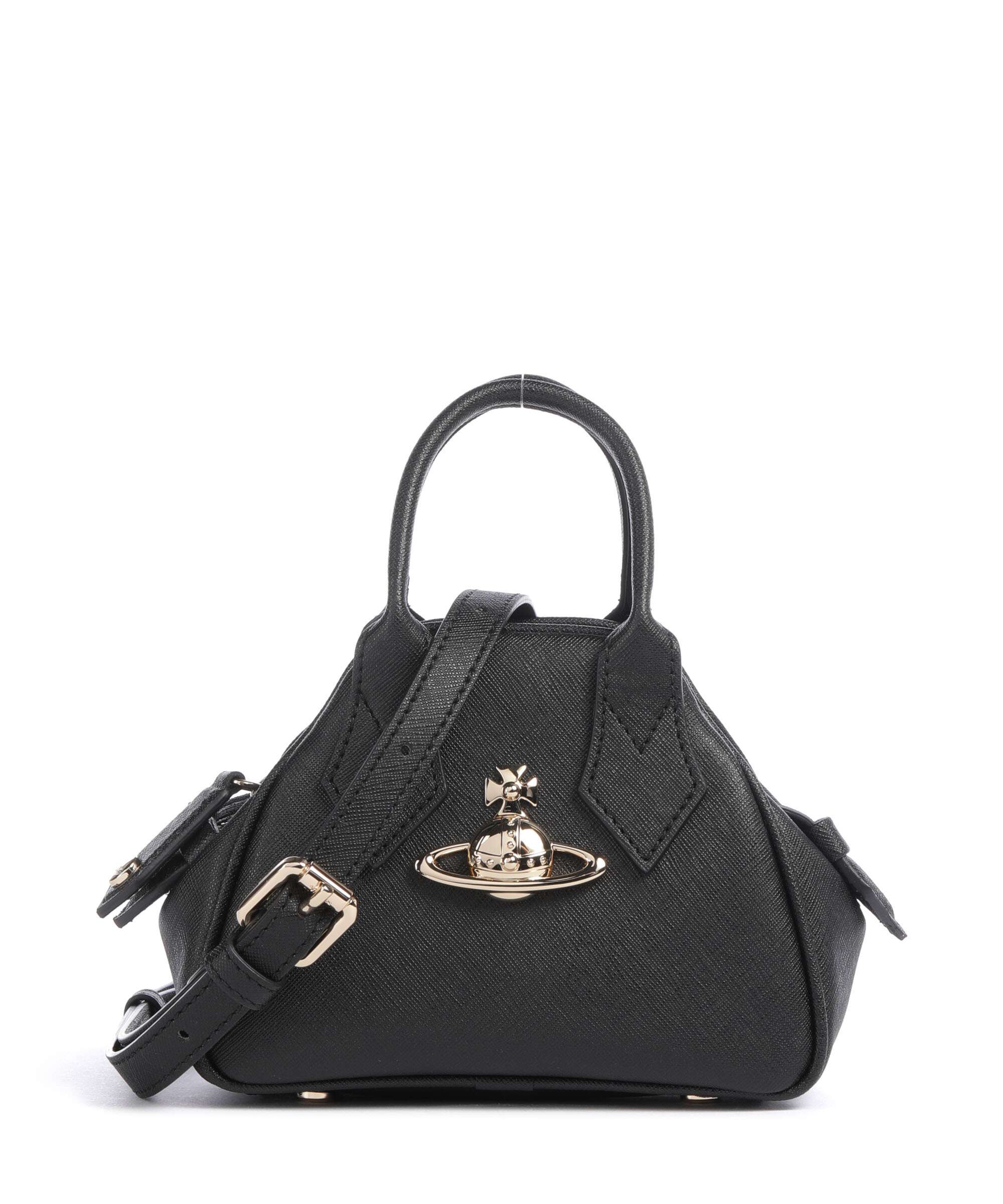 Vivienne Westwood Yasmine Saffiano Mini Crossbody bag black