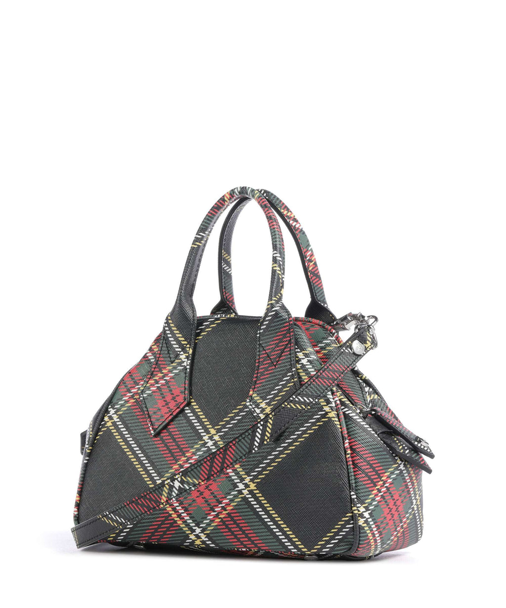 Vivienne Westwood Yasmine Saffiano Printed Small Handbag chelsea tartan