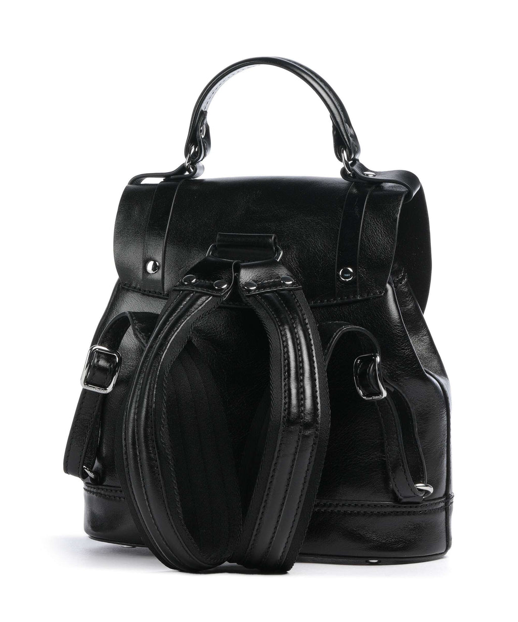 Vivienne Westwood Max Shiny Veget Tanned Small Backpack black