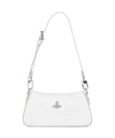 Vivienne Westwood Tasha Embossed Croc Mini Shoulder bag white