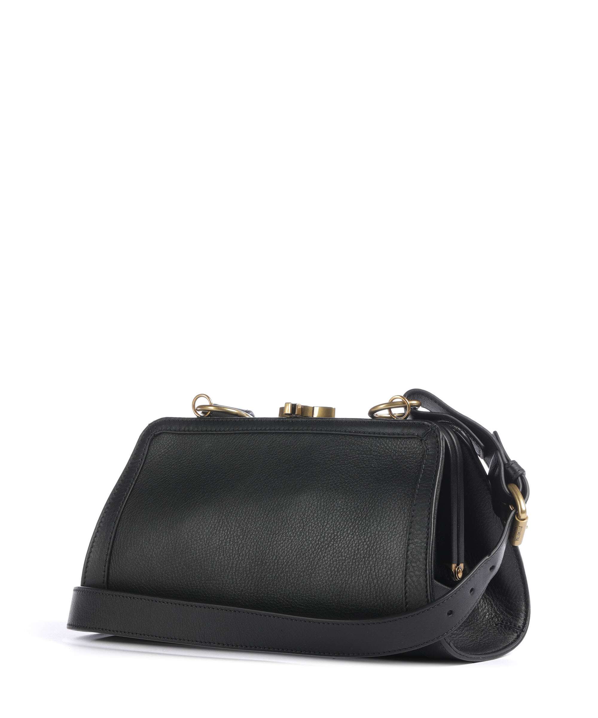 Vivienne Westwood Ascot Frame Aniline Crossbody bag black