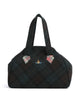 Vivienne Westwood Archive Harris Tweed Check Large Tote bag dark check