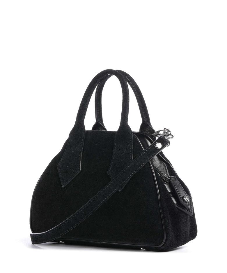 Vivienne Westwood Yasmine Suede Small Handbag black