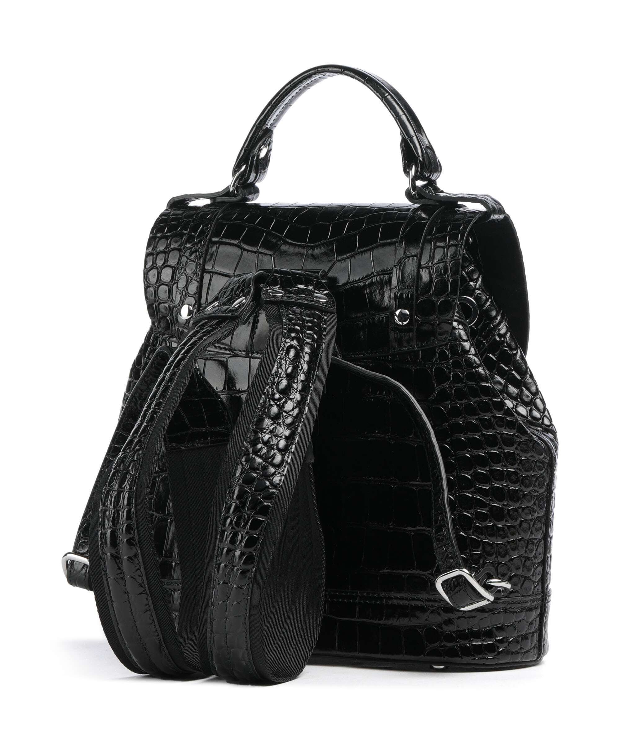 Vivienne Westwood Max Embossed Croc Small Backpack embossed
