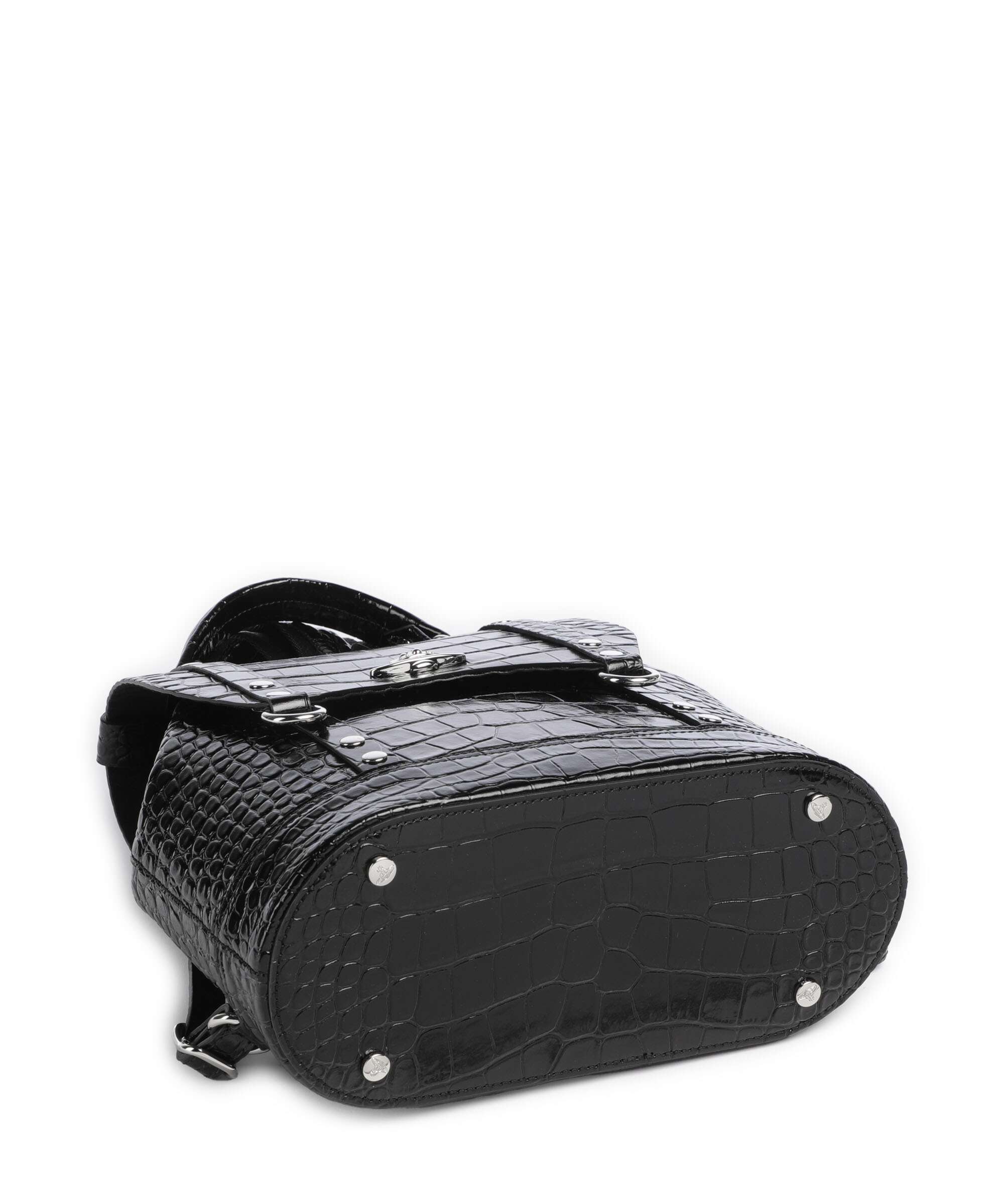 Vivienne Westwood：リュック Vivienne Westwood Max Embossed Croc Small Backpack embossed