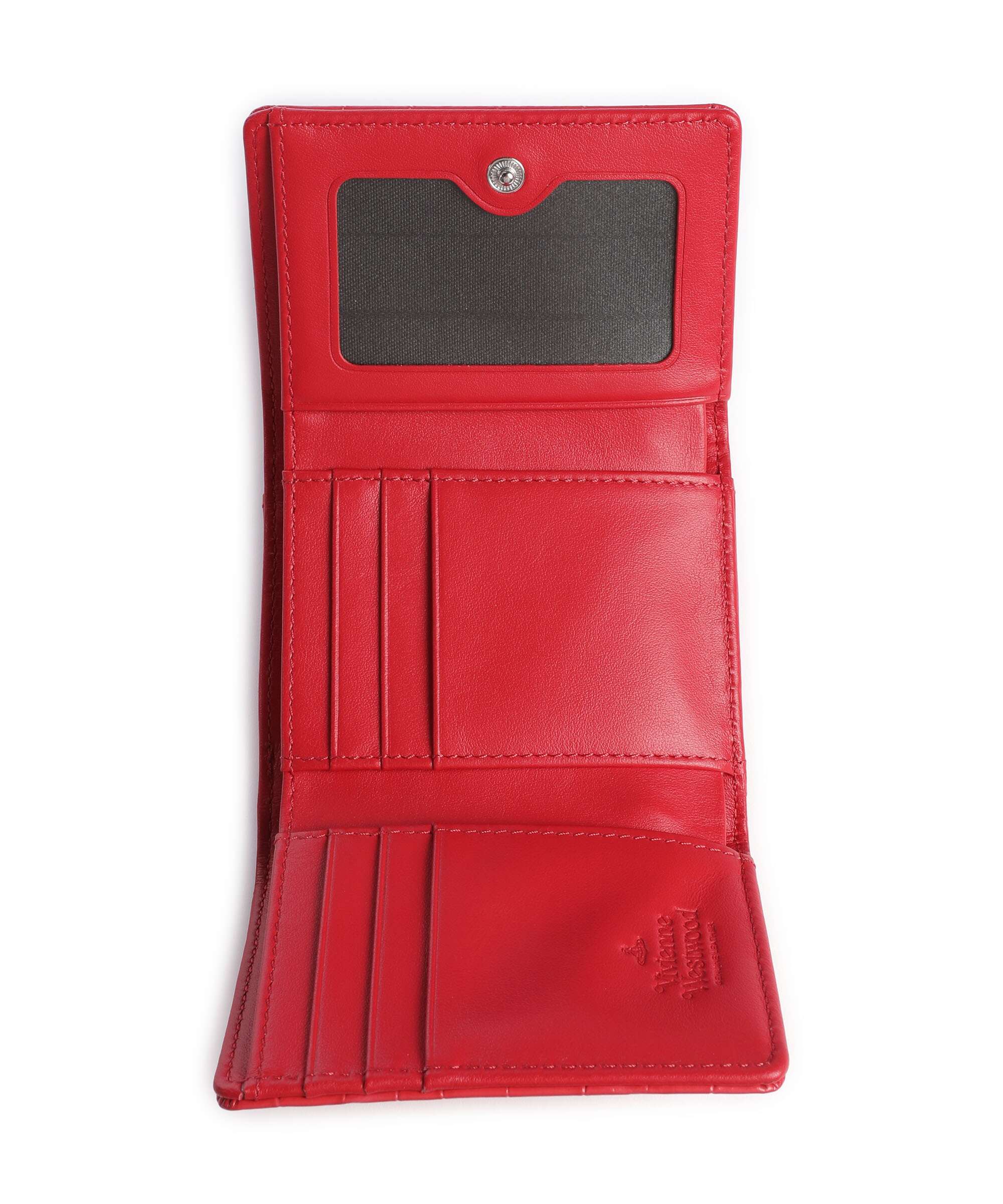 Vivienne Westwood Frame Embossed Croc Small Wallet embossed