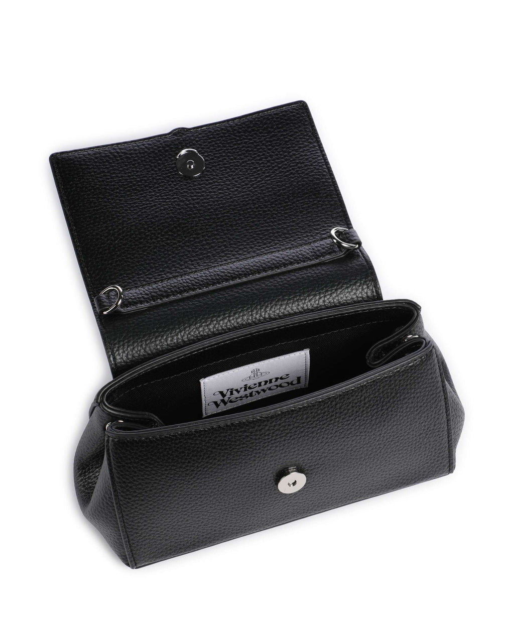 Vivienne Westwood Hazel Grain Small Shoulder bag black
