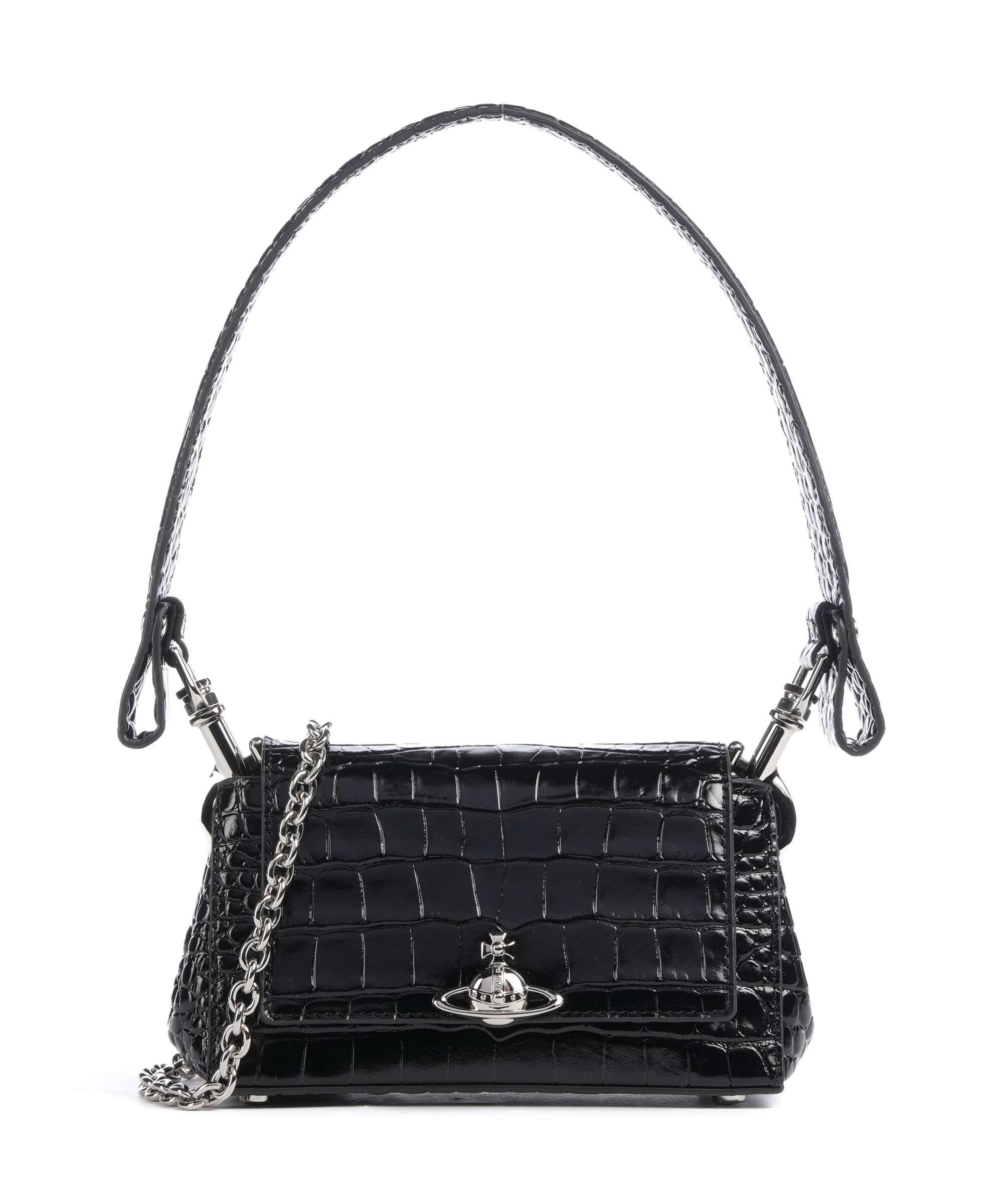 Vivienne Westwood Hazel Embossed Croc Small Shoulder bag embossed