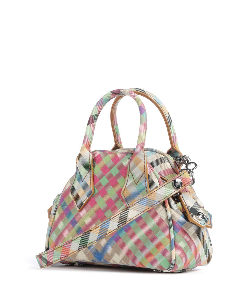 Vivienne Westwood Yasmine Buccia D'Arancia Mini Crossbody bag heather plaid