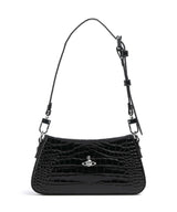Vivienne Westwood Tasha Embossed Croc Shoulder bag black