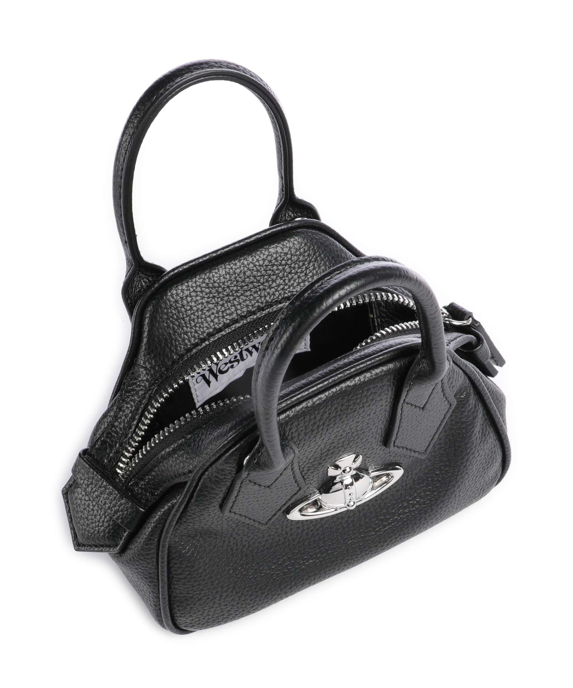 Vivienne Westwood Yasmine Grain Mini Crossbody bag black