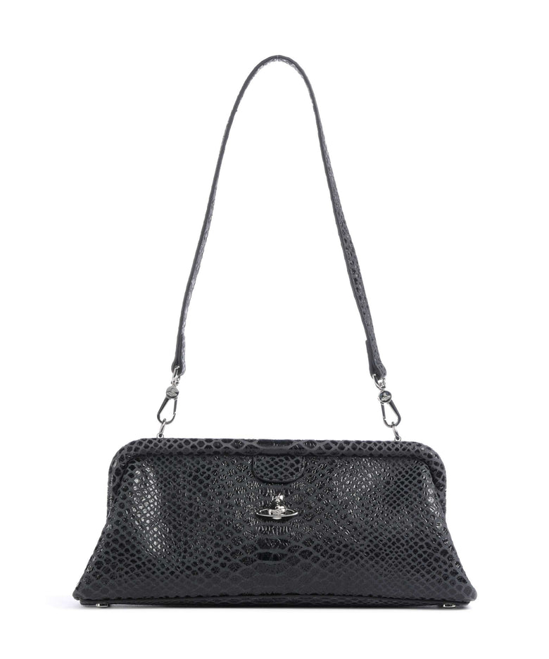 Vivienne Westwood Jane Snake Effect Shoulder bag dark grey