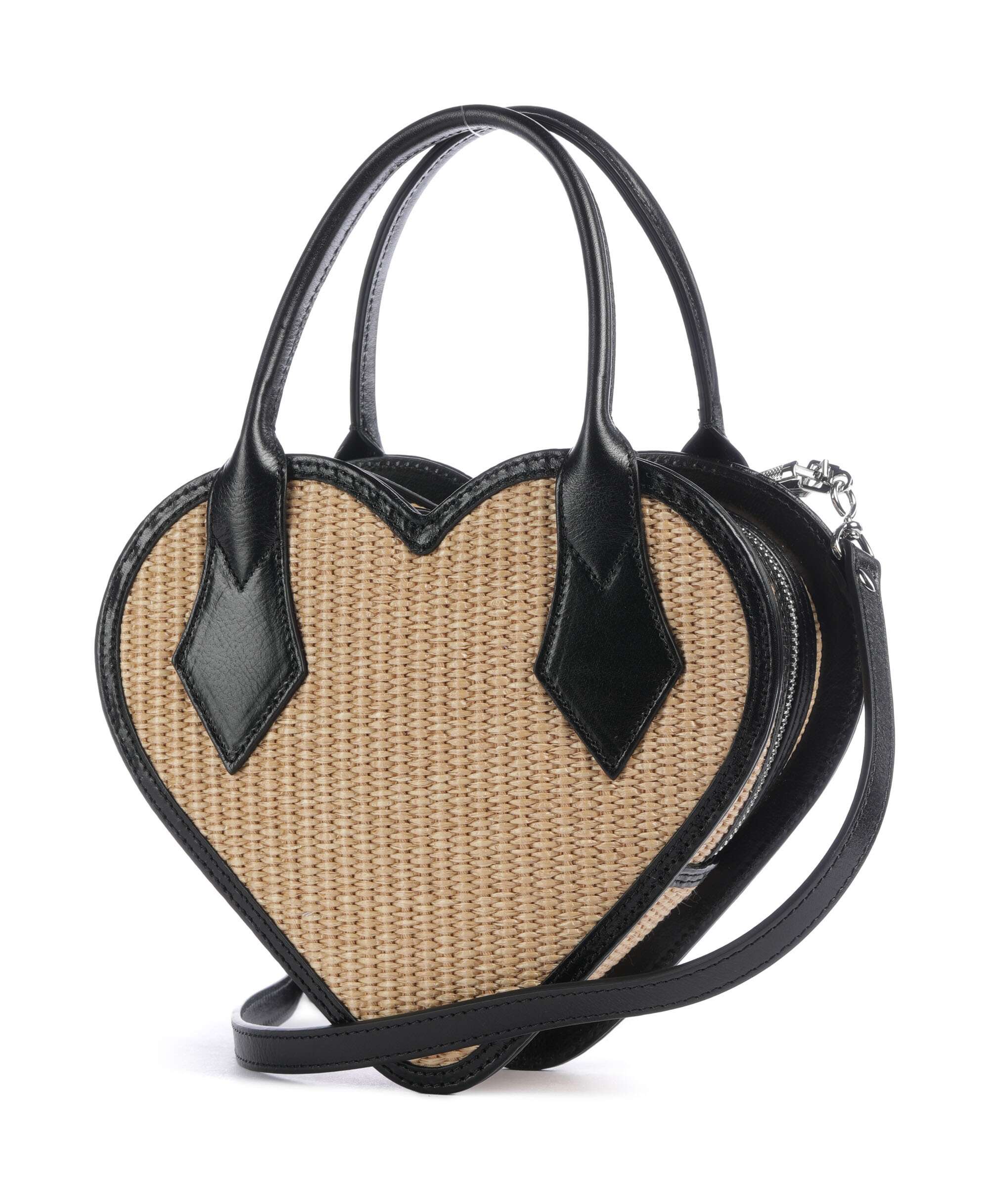 Vivienne Westwood Josephine Heart Handbag natural