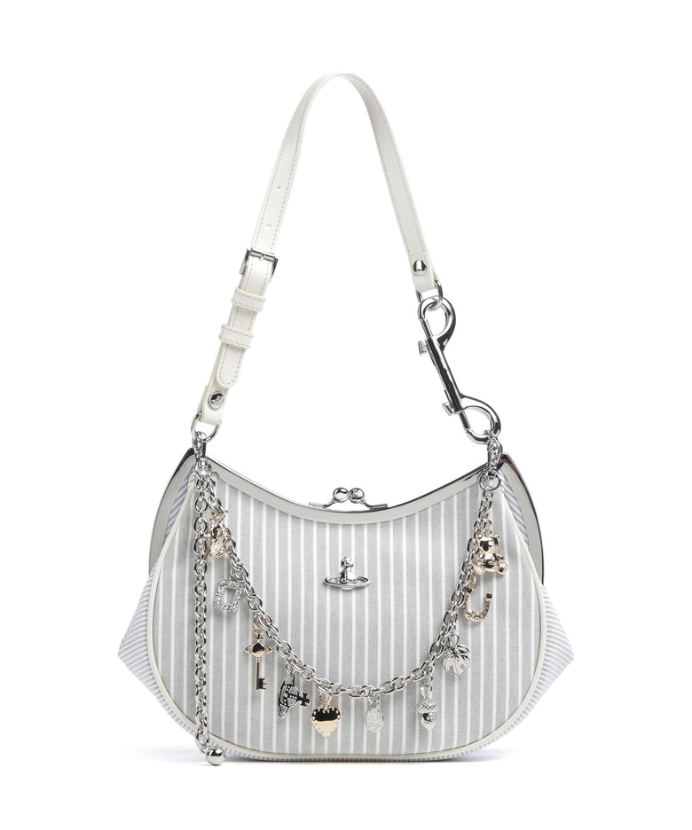Vivienne Westwood Charm Frame Classic Oxford Shirt Shoulder bag multi