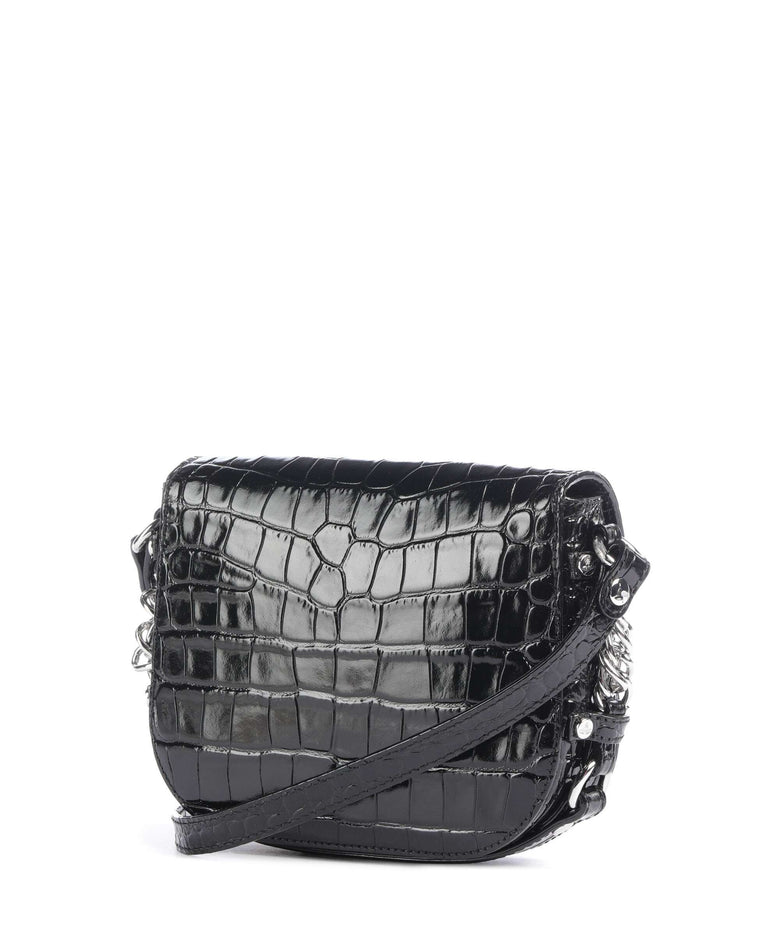 Vivienne Westwood Hunter Embossed Croc Crossbody bag black