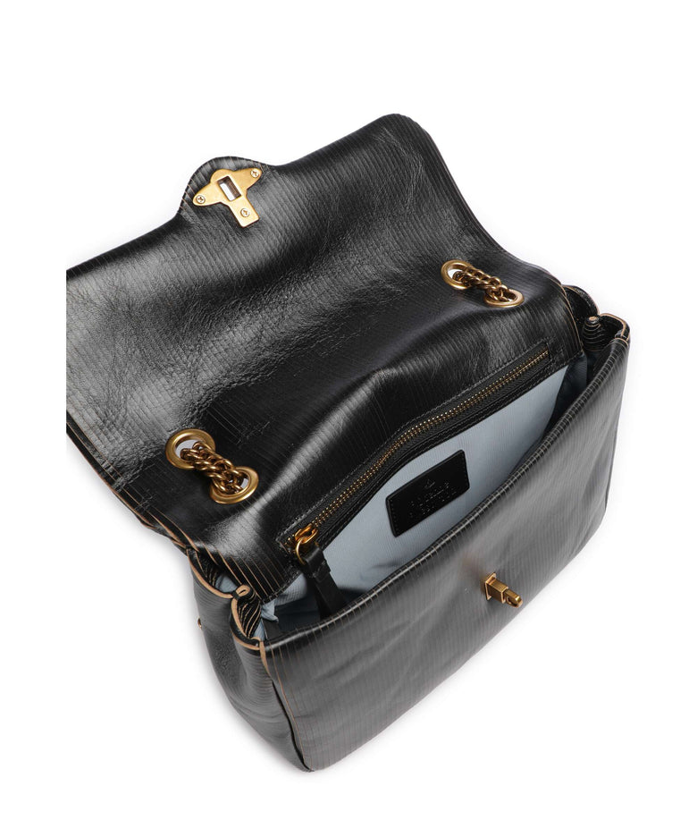 Vivienne Westwood Anita Laser Line Medium Shoulder bag black/beige