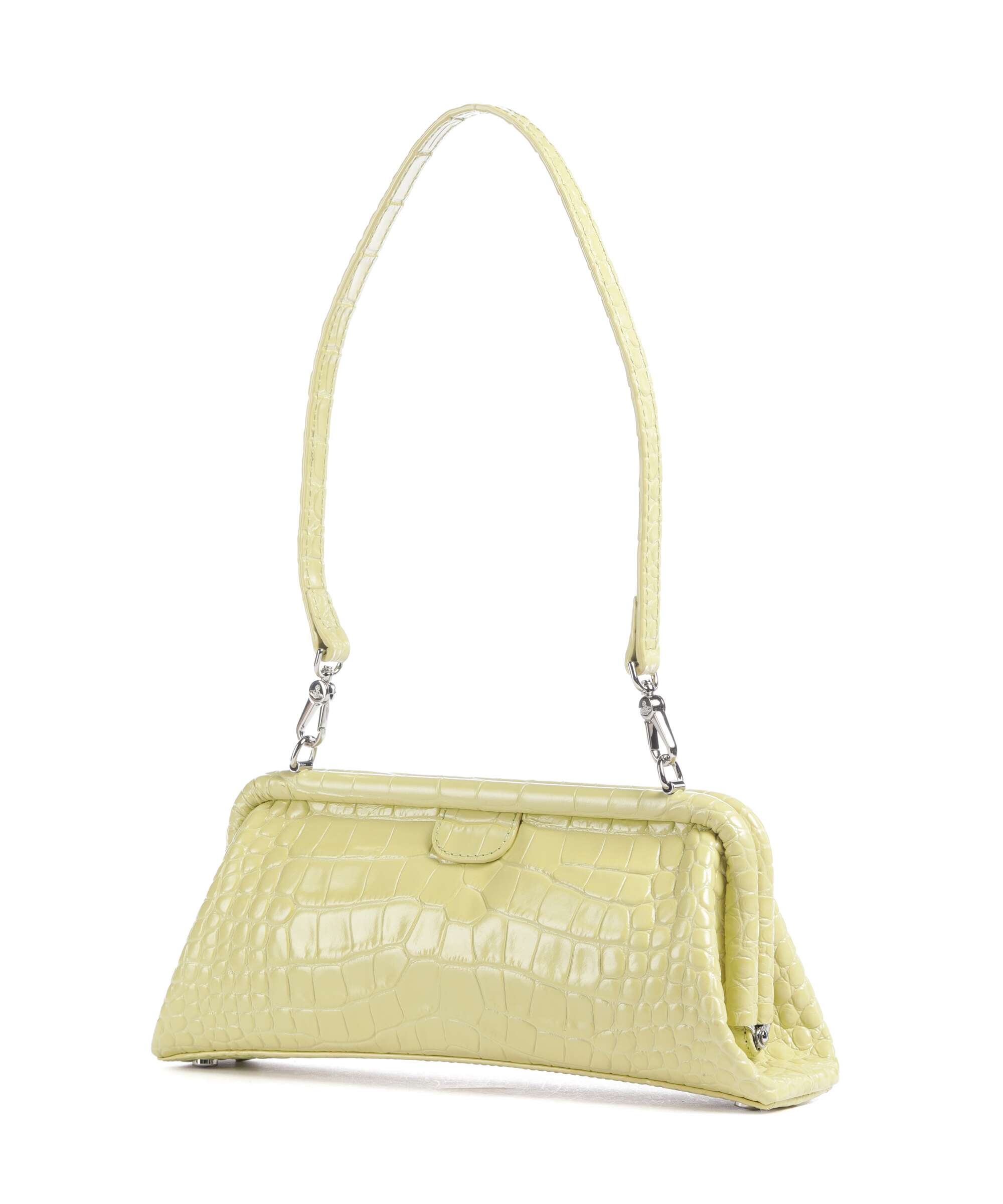 Vivienne Westwood Jane Frame Embossed Croc Shoulder bag embossed