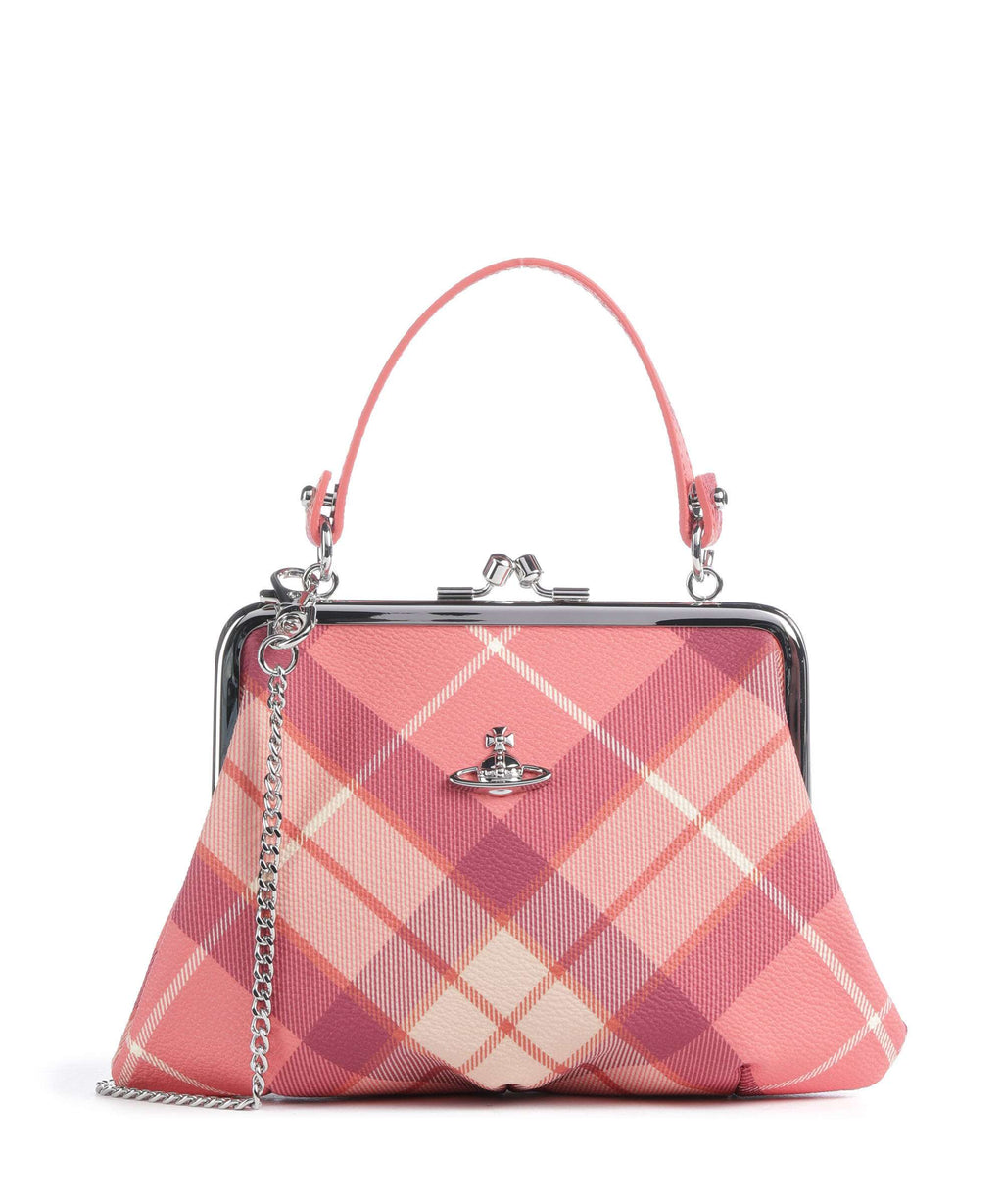 Vivienne Westwood Granny Frame Buccia D'Arancia Handbag fraser pink