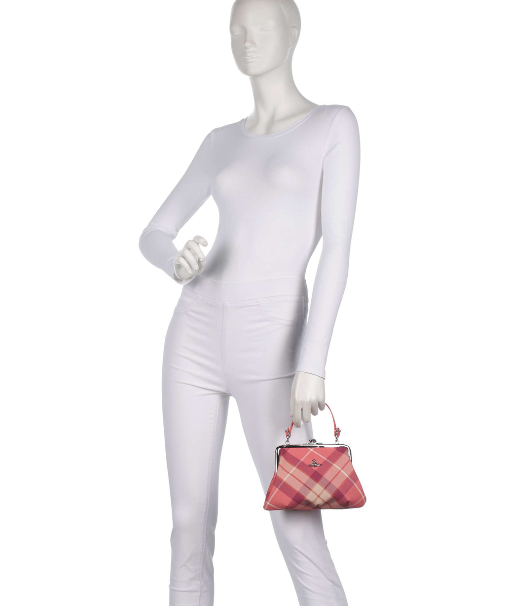 Vivienne Westwood Granny Frame Buccia D'Arancia Handbag fraser pink