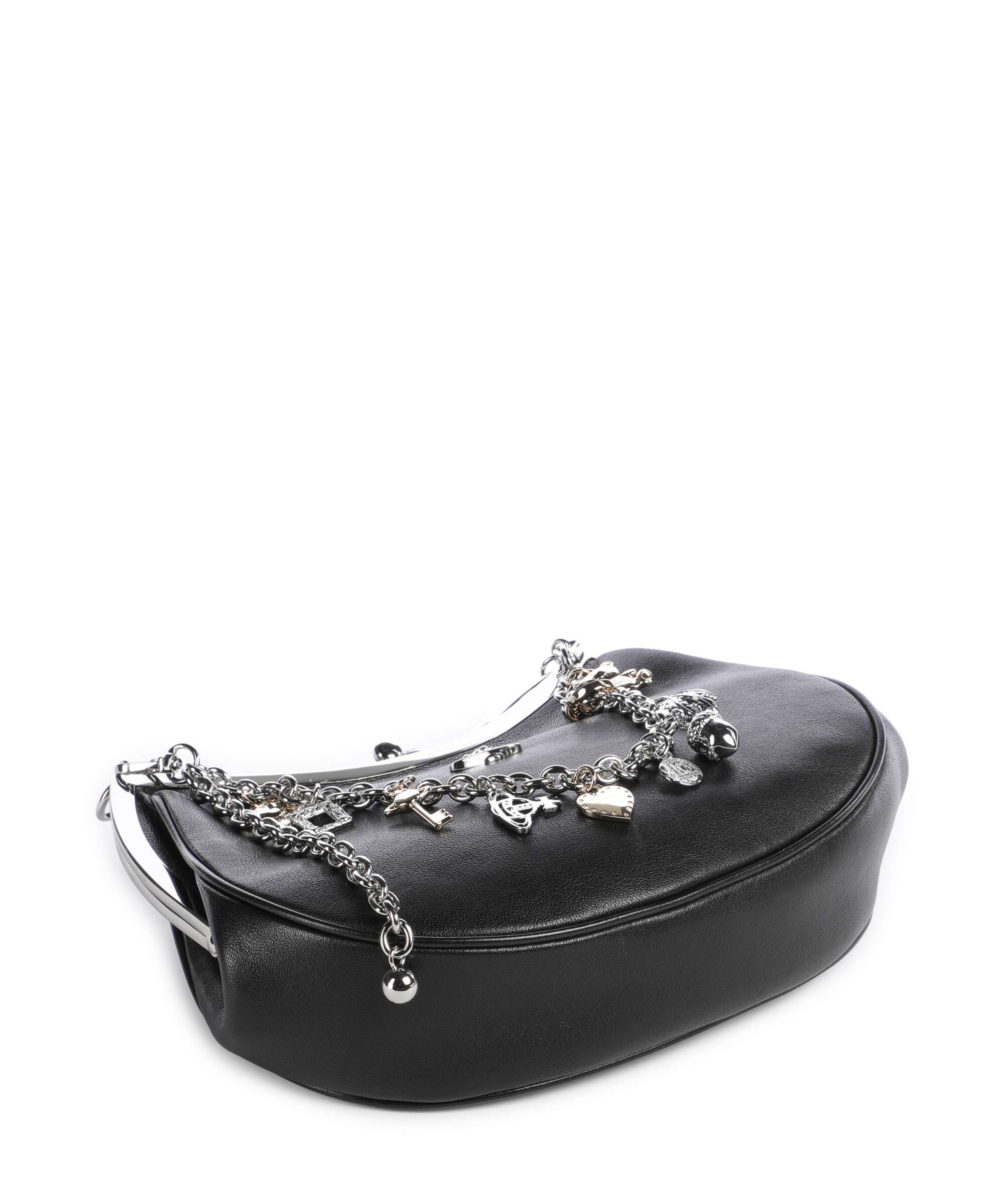 Vivienne Westwood Charm Frame Supple Shoulder bag black